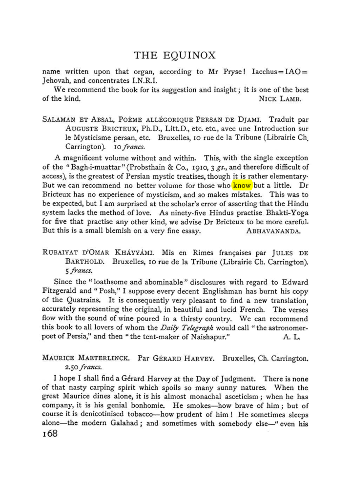 Original scan of The Equinox (Volume I, Number VI), PDF page 176