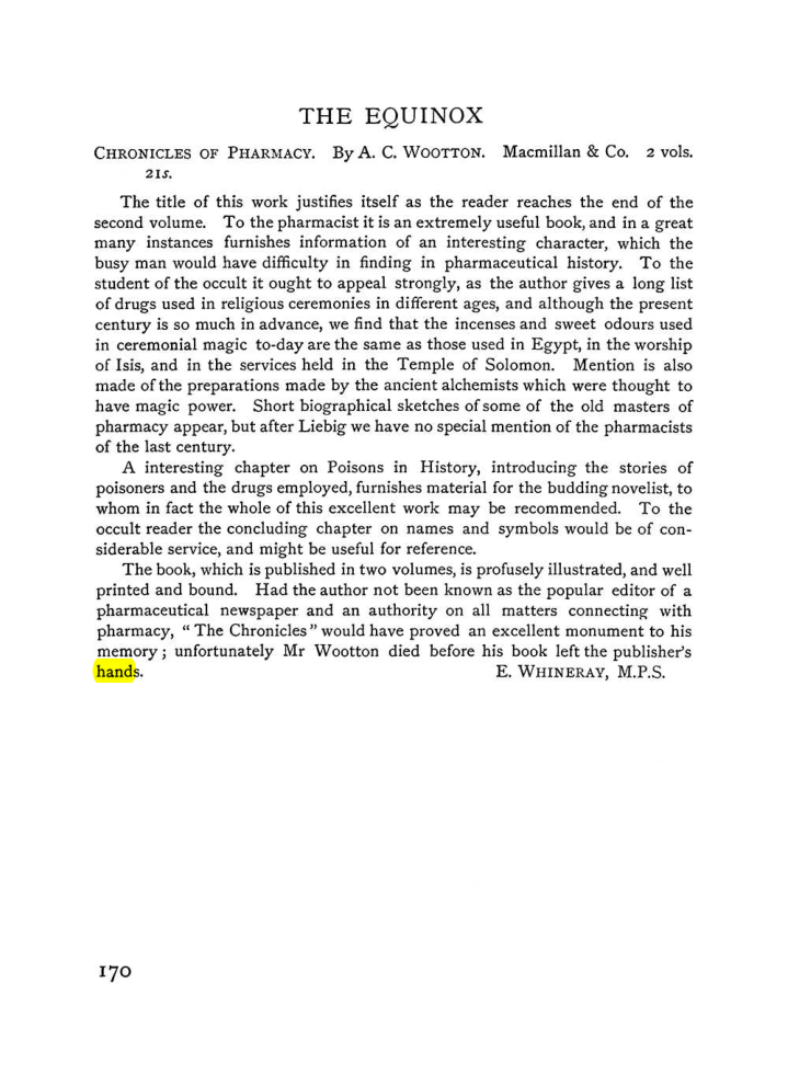 Original scan of The Equinox (Volume I, Number VI), PDF page 178