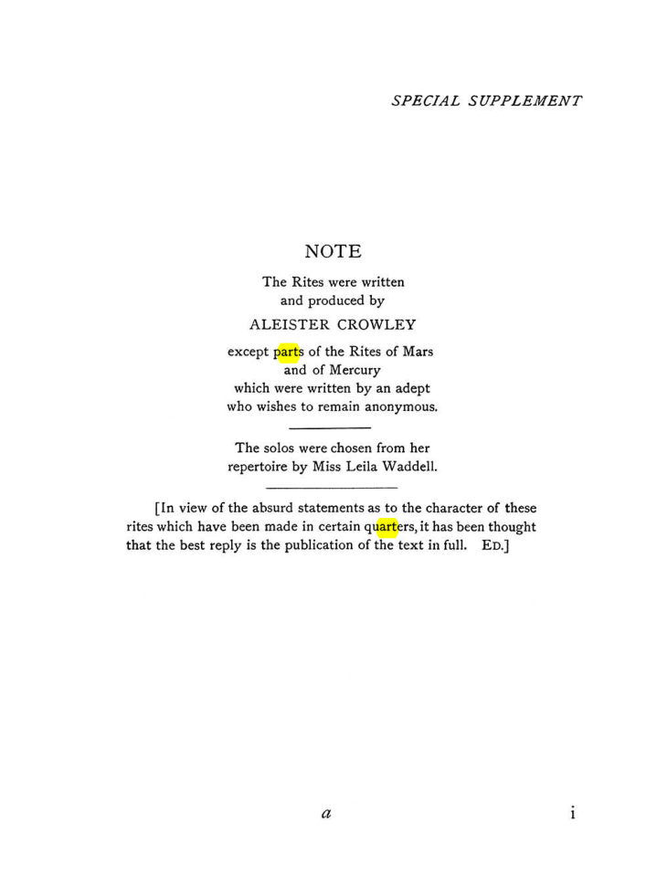 Original scan of The Equinox (Volume I, Number VI), PDF page 179