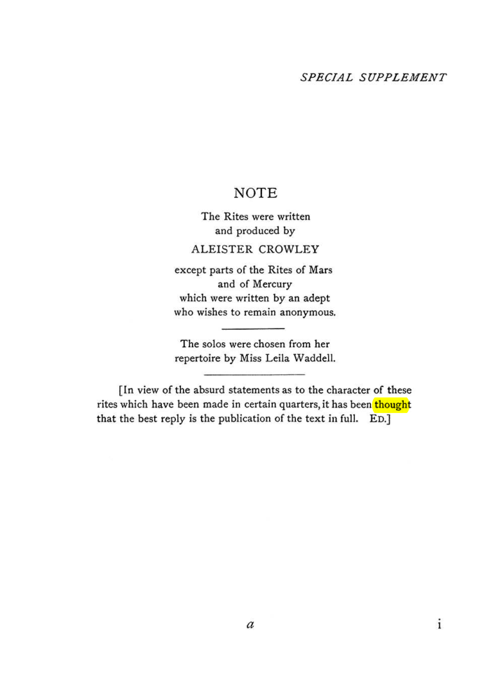 Original scan of The Equinox (Volume I, Number VI), PDF page 179