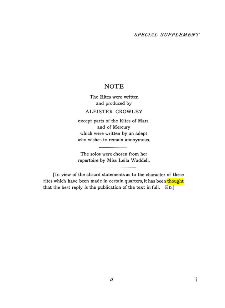Original scan of The Equinox (Volume I, Number VI), PDF page 179