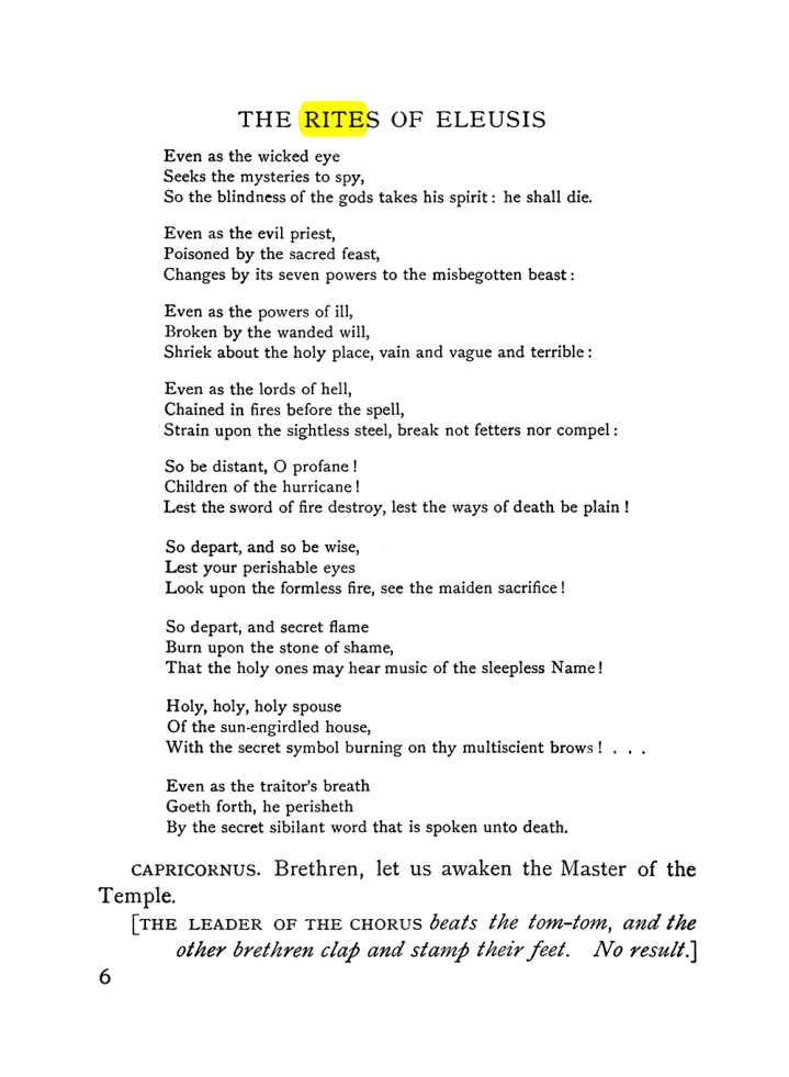 Original scan of The Equinox (Volume I, Number VI), PDF page 188