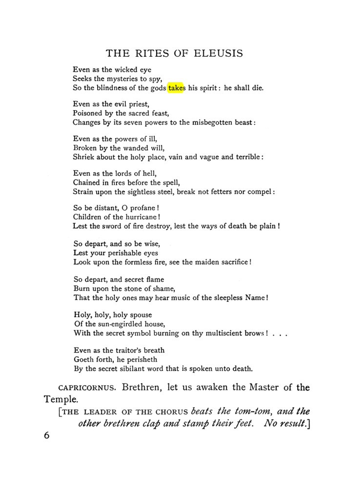 Original scan of The Equinox (Volume I, Number VI), PDF page 188