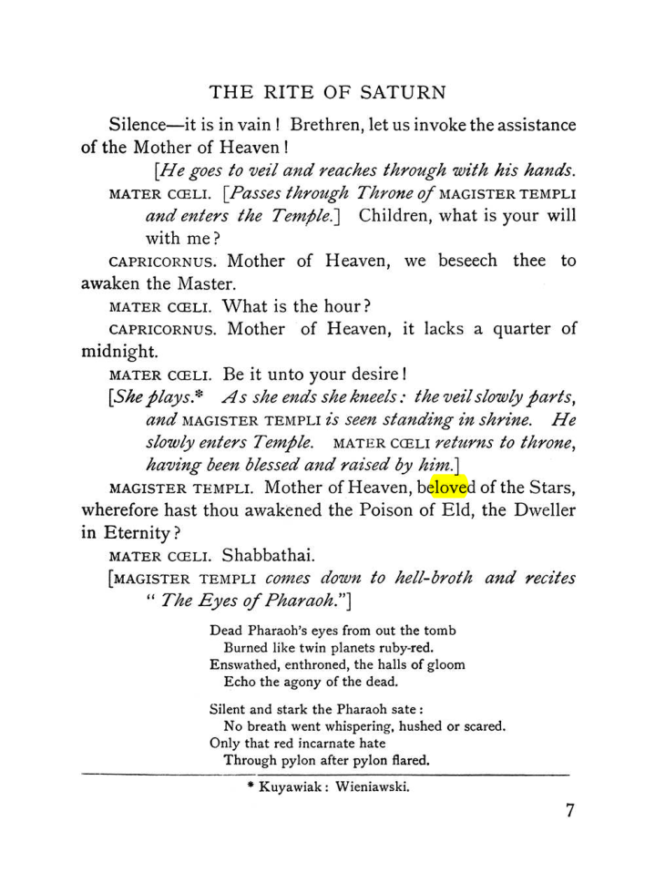 Original scan of The Equinox (Volume I, Number VI), PDF page 189