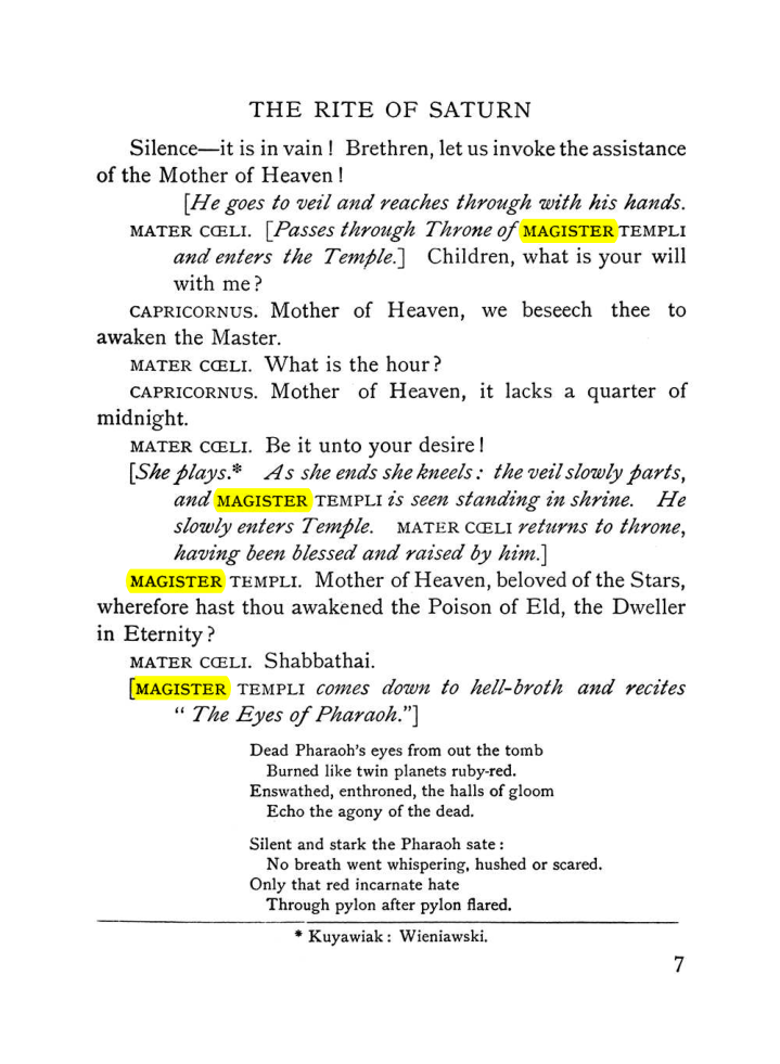 Original scan of The Equinox (Volume I, Number VI), PDF page 189