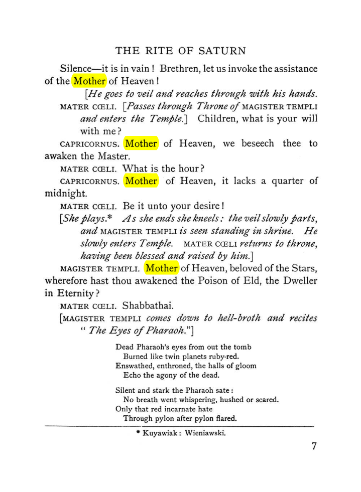 Original scan of The Equinox (Volume I, Number VI), PDF page 189