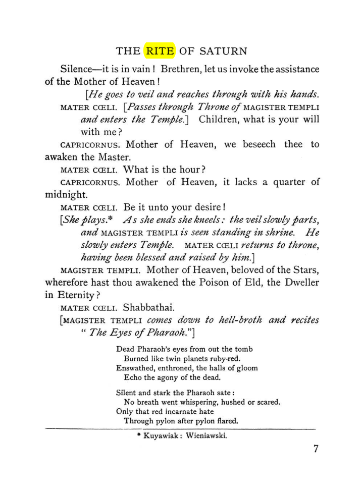 Original scan of The Equinox (Volume I, Number VI), PDF page 189