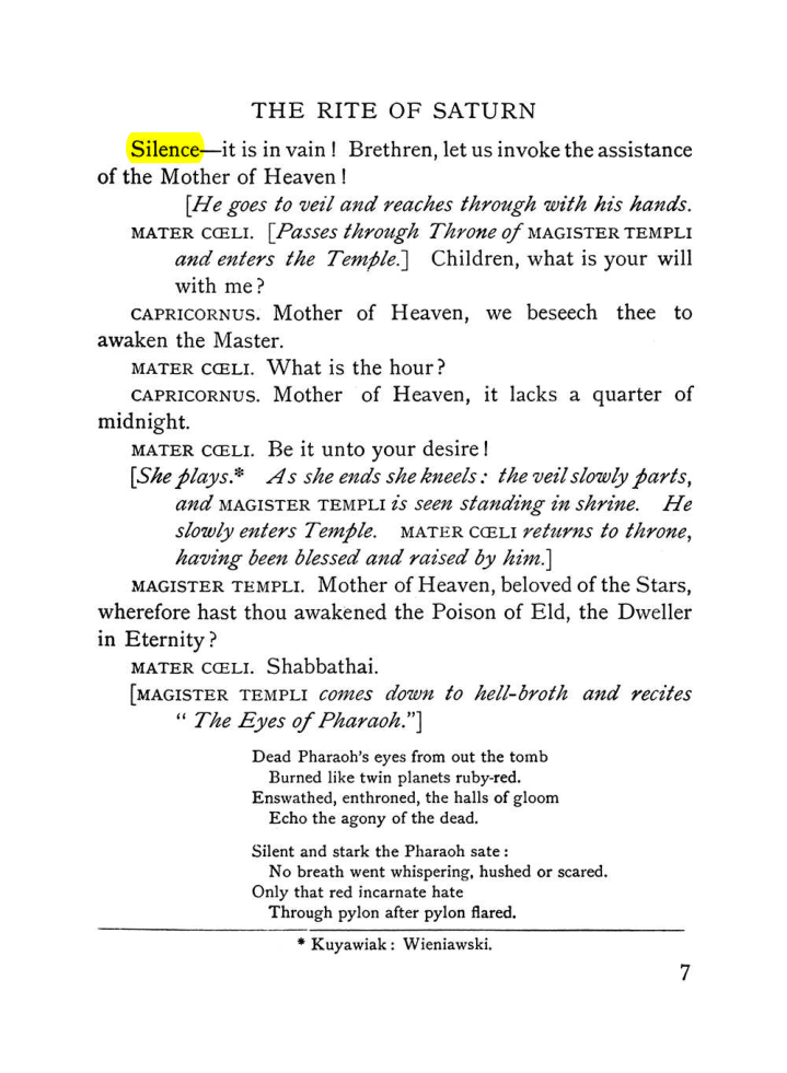 Original scan of The Equinox (Volume I, Number VI), PDF page 189