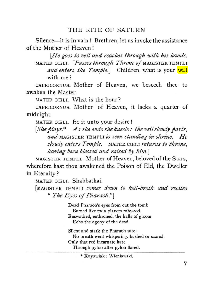 Original scan of The Equinox (Volume I, Number VI), PDF page 189