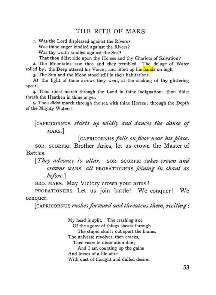 Original scan of The Equinox (Volume I, Number VI), PDF page 231