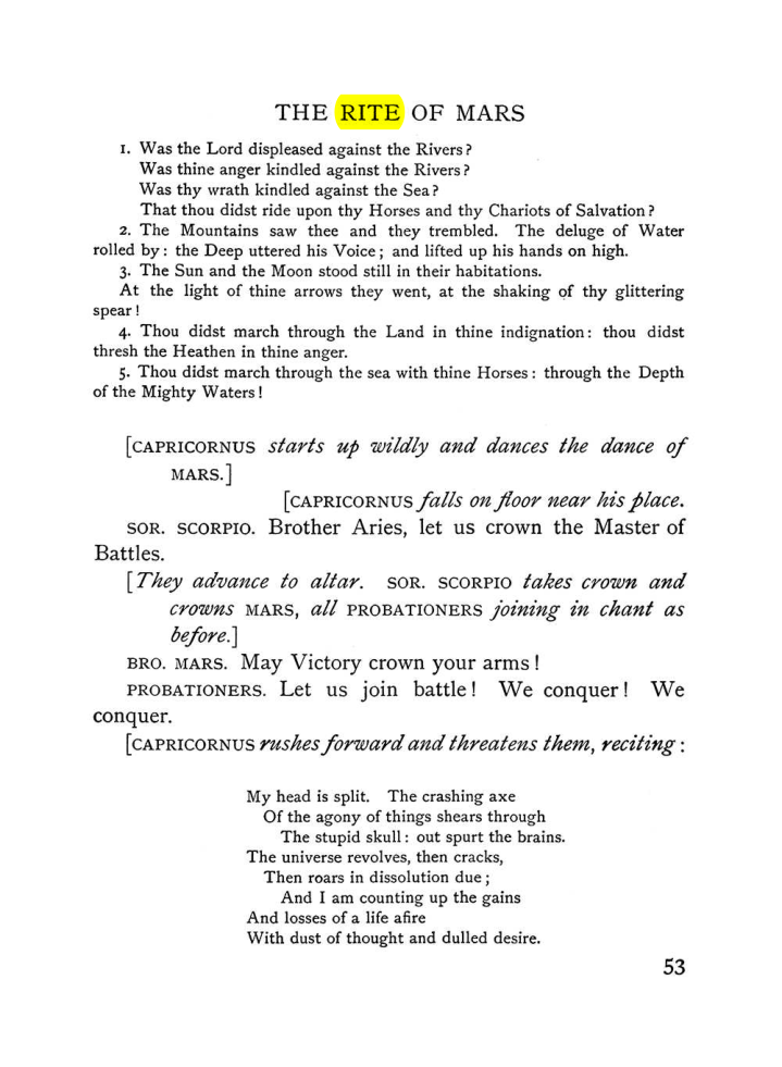 Original scan of The Equinox (Volume I, Number VI), PDF page 231