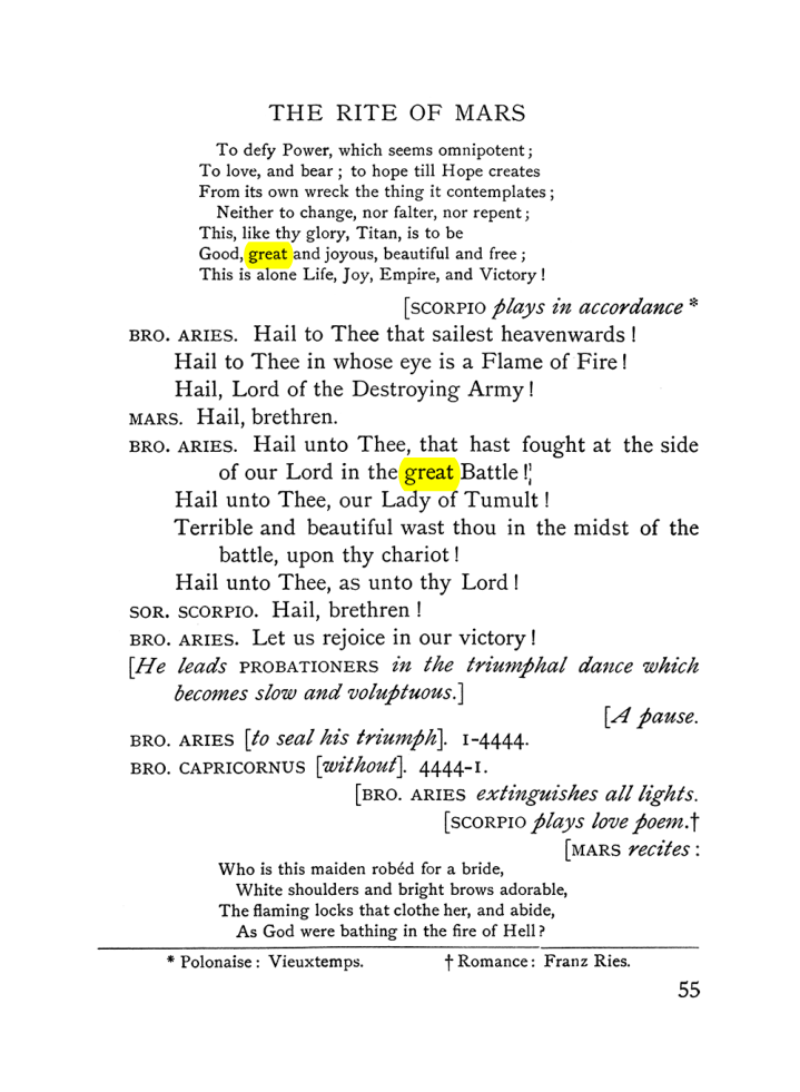 Original scan of The Equinox (Volume I, Number VI), PDF page 233