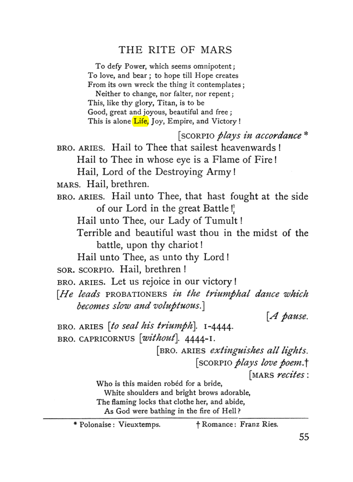 Original scan of The Equinox (Volume I, Number VI), PDF page 233