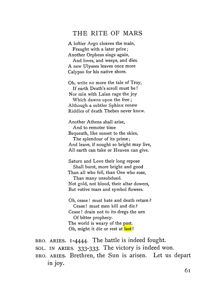 Original scan of The Equinox (Volume I, Number VI), PDF page 239