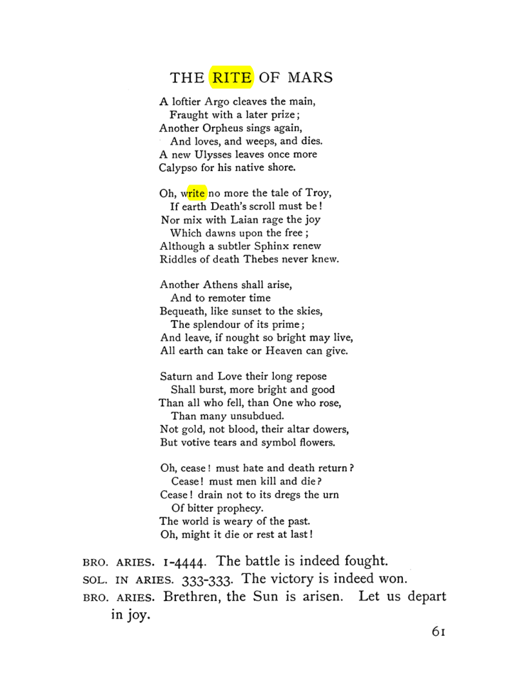Original scan of The Equinox (Volume I, Number VI), PDF page 239