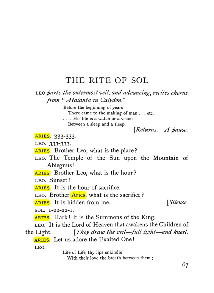 Original scan of The Equinox (Volume I, Number VI), PDF page 245