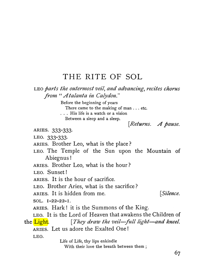 Original scan of The Equinox (Volume I, Number VI), PDF page 245