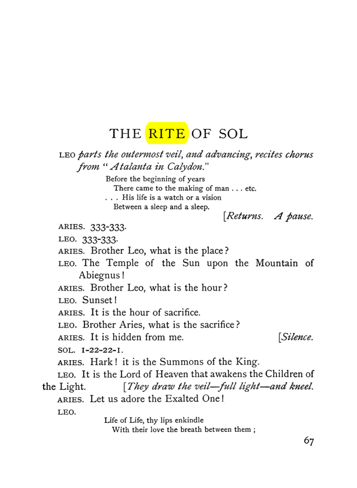 Original scan of The Equinox (Volume I, Number VI), PDF page 245