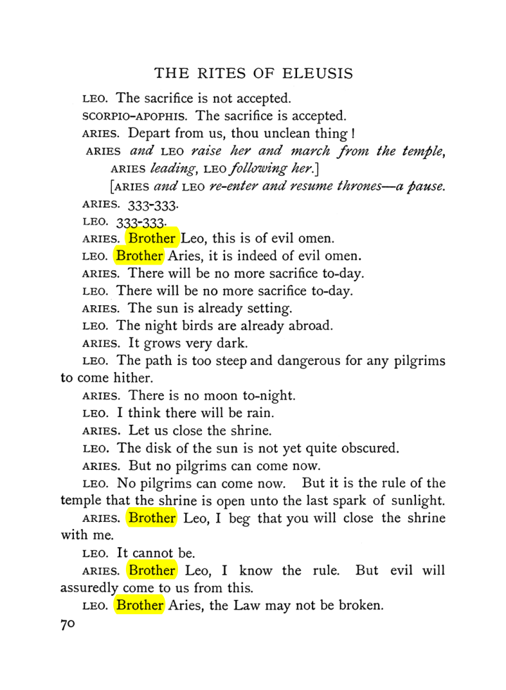 Original scan of The Equinox (Volume I, Number VI), PDF page 248
