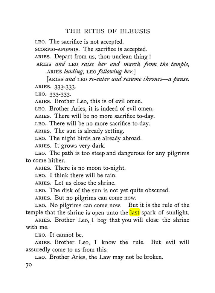 Original scan of The Equinox (Volume I, Number VI), PDF page 248