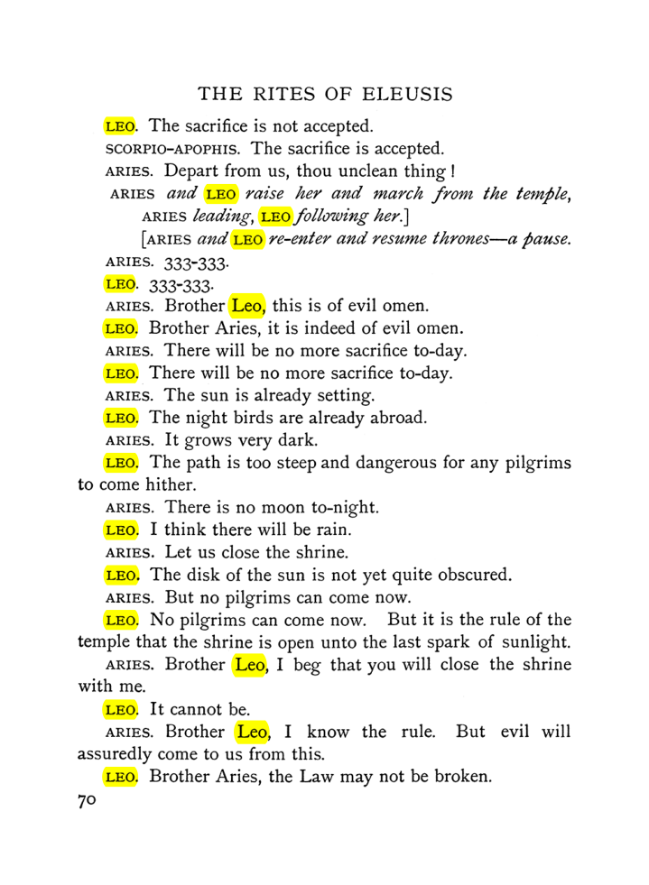 Original scan of The Equinox (Volume I, Number VI), PDF page 248