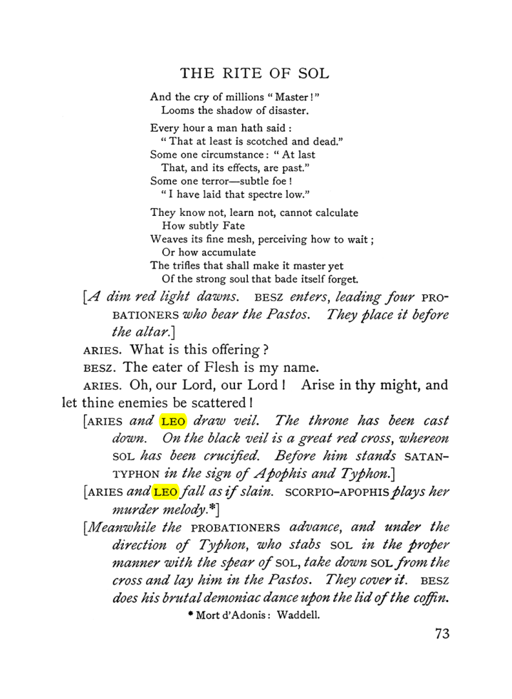 Original scan of The Equinox (Volume I, Number VI), PDF page 251