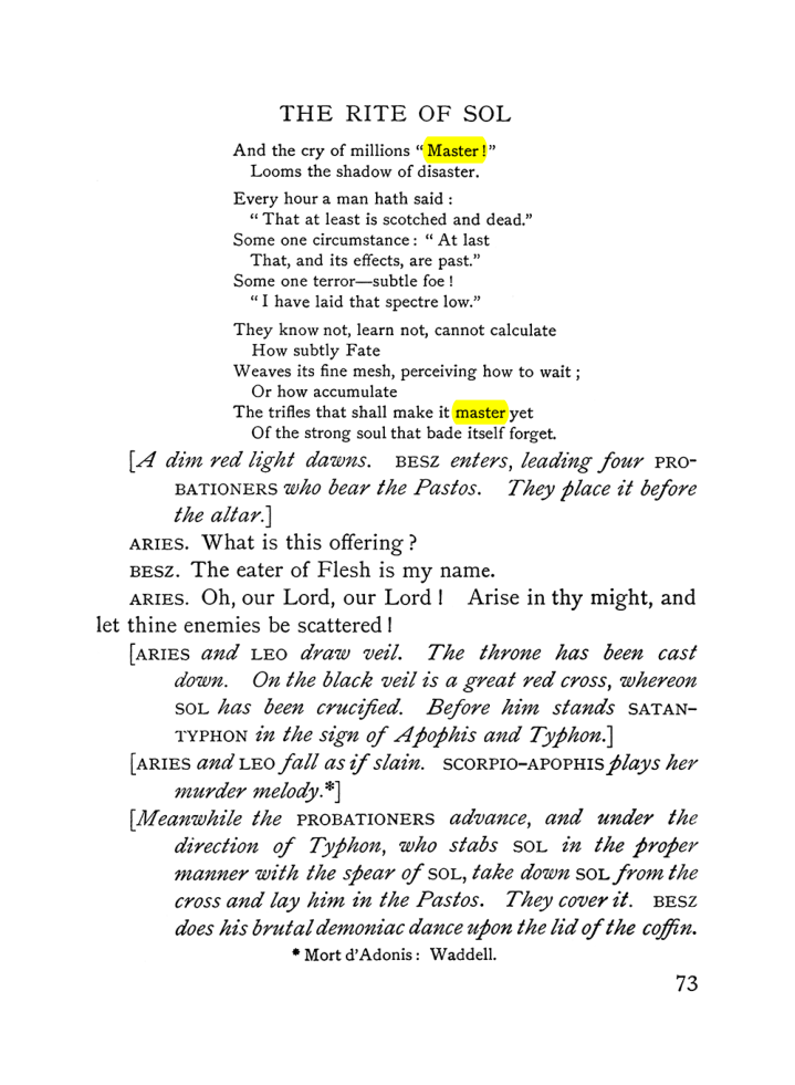 Original scan of The Equinox (Volume I, Number VI), PDF page 251