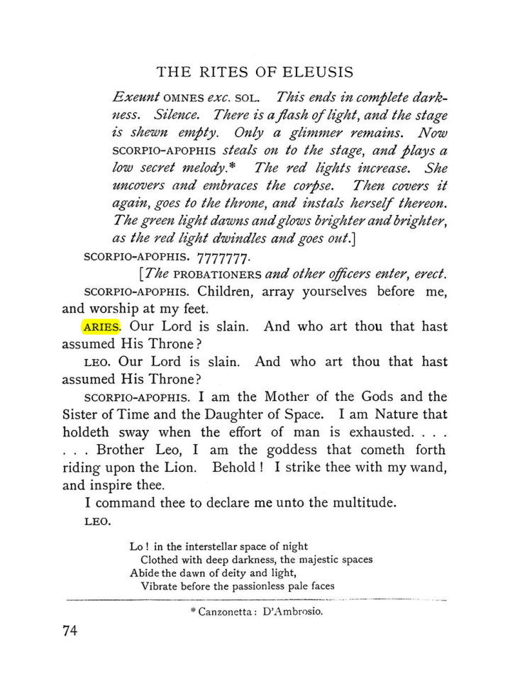 Original scan of The Equinox (Volume I, Number VI), PDF page 252
