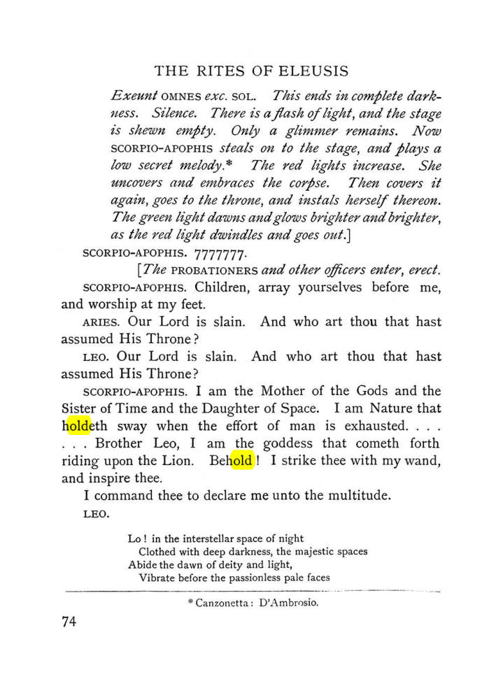 Original scan of The Equinox (Volume I, Number VI), PDF page 252