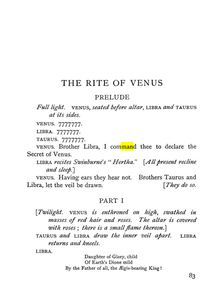 Original scan of The Equinox (Volume I, Number VI), PDF page 261