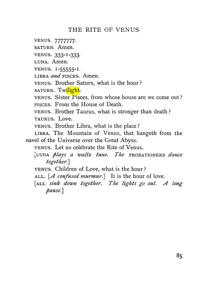Original scan of The Equinox (Volume I, Number VI), PDF page 263