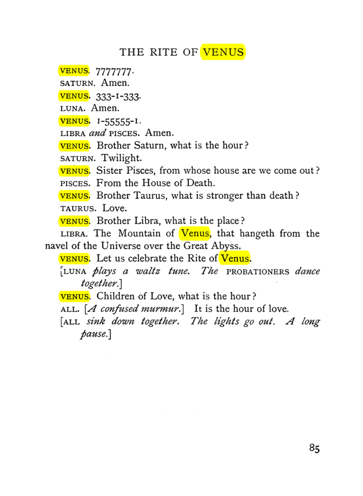 Original scan of The Equinox (Volume I, Number VI), PDF page 263