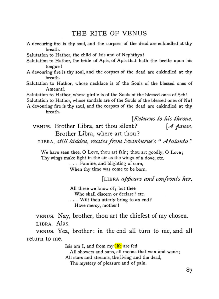 Original scan of The Equinox (Volume I, Number VI), PDF page 265
