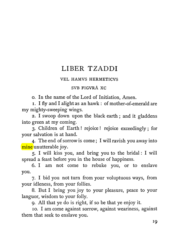 Original scan of The Equinox (Volume I, Number VI), PDF page 27
