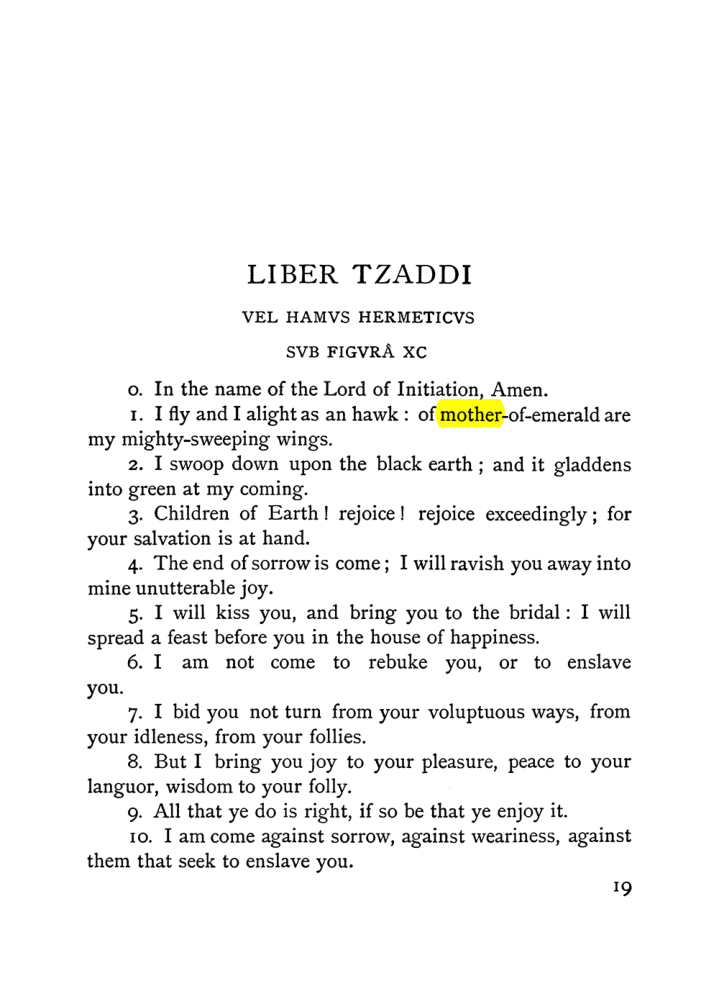 Original scan of The Equinox (Volume I, Number VI), PDF page 27