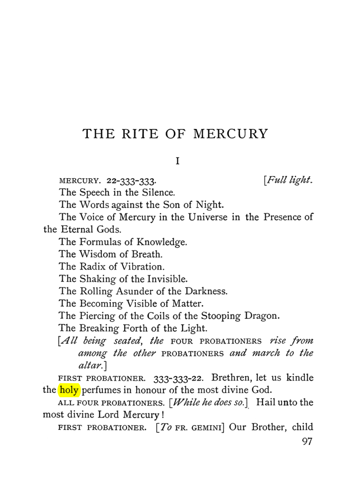 Original scan of The Equinox (Volume I, Number VI), PDF page 275