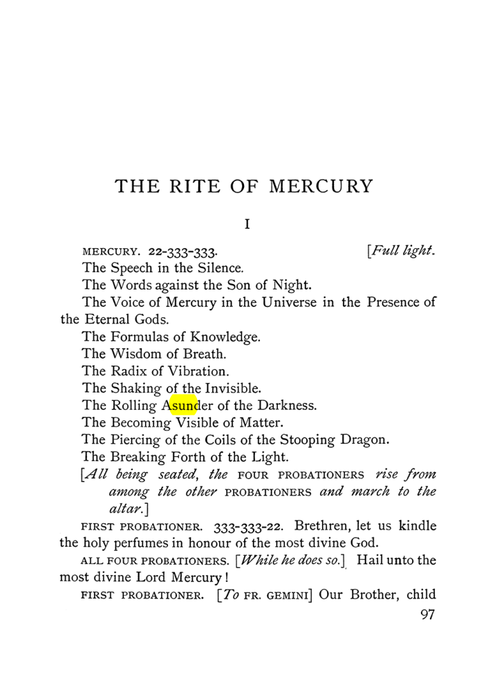 Original scan of The Equinox (Volume I, Number VI), PDF page 275