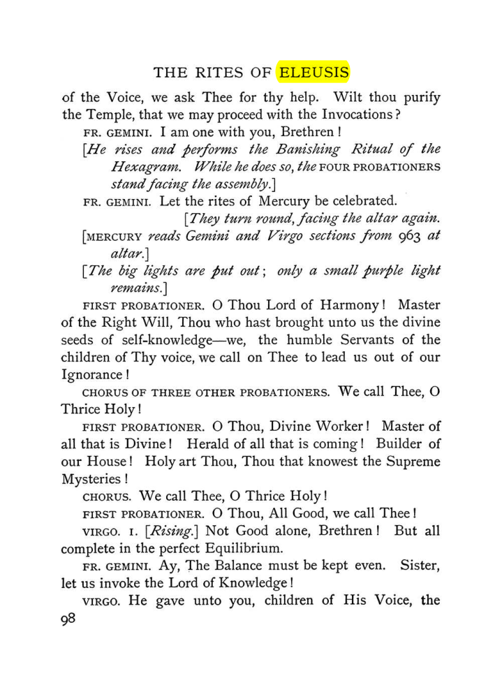 Original scan of The Equinox (Volume I, Number VI), PDF page 276
