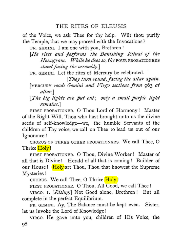 Original scan of The Equinox (Volume I, Number VI), PDF page 276