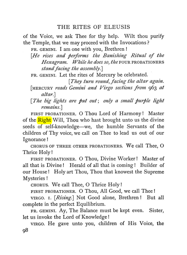 Original scan of The Equinox (Volume I, Number VI), PDF page 276