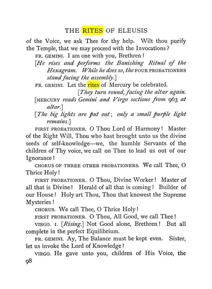 Original scan of The Equinox (Volume I, Number VI), PDF page 276