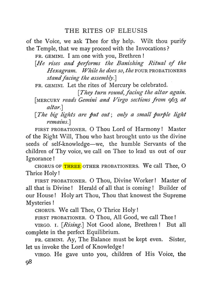 Original scan of The Equinox (Volume I, Number VI), PDF page 276