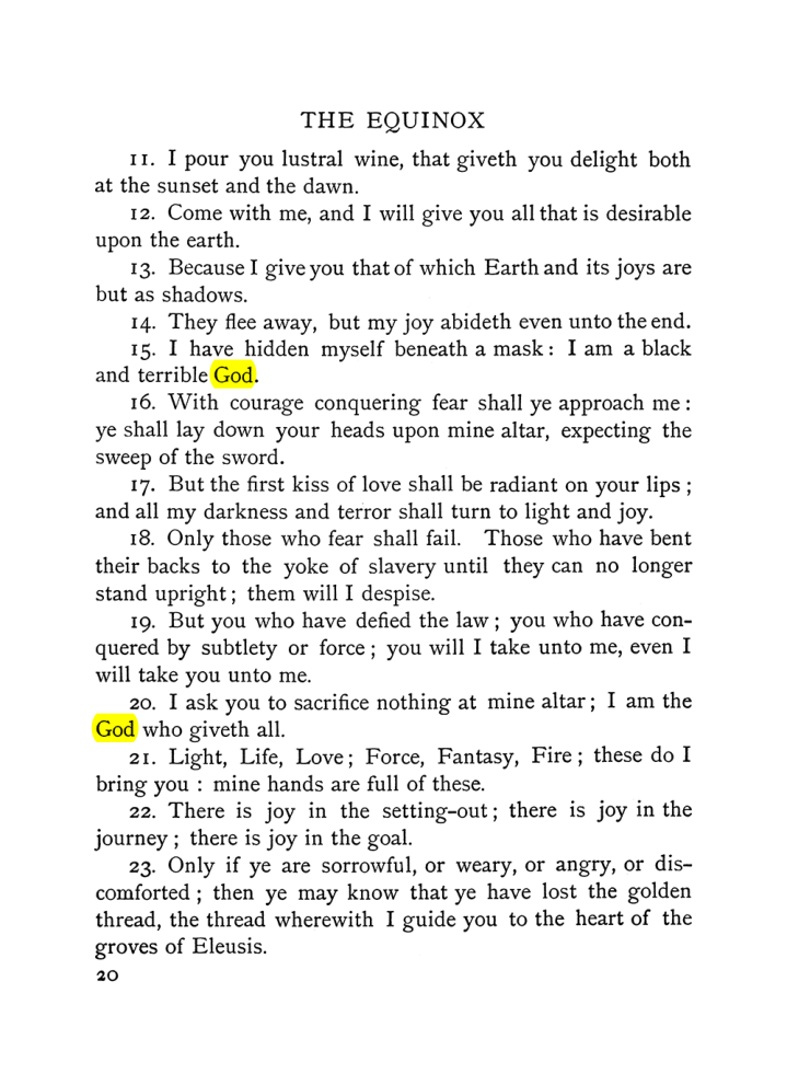Original scan of The Equinox (Volume I, Number VI), PDF page 28