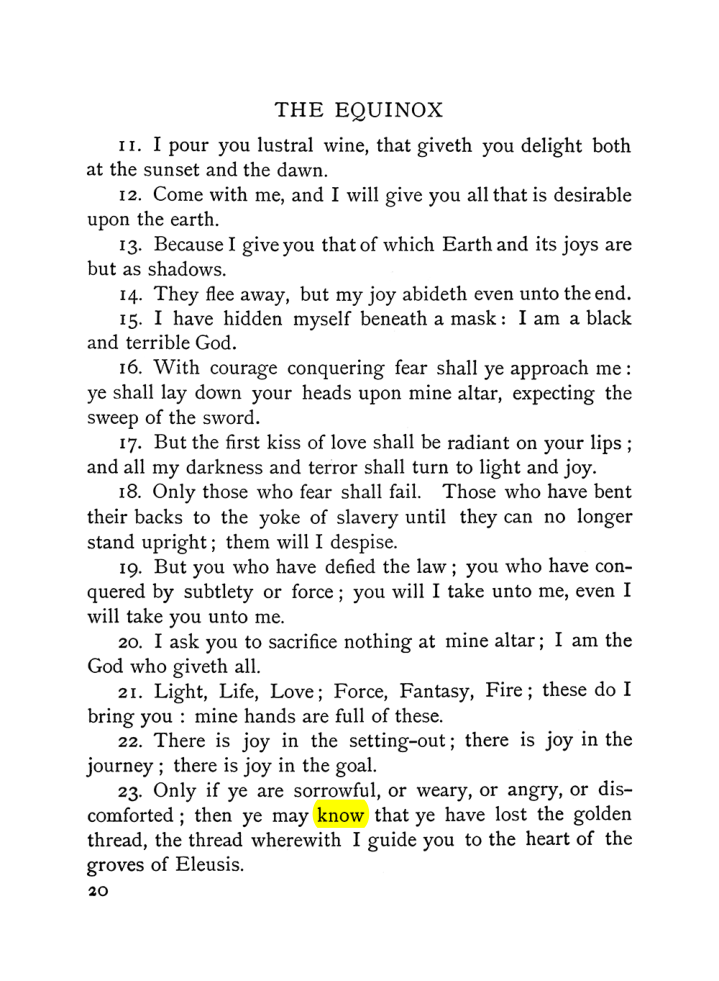 Original scan of The Equinox (Volume I, Number VI), PDF page 28