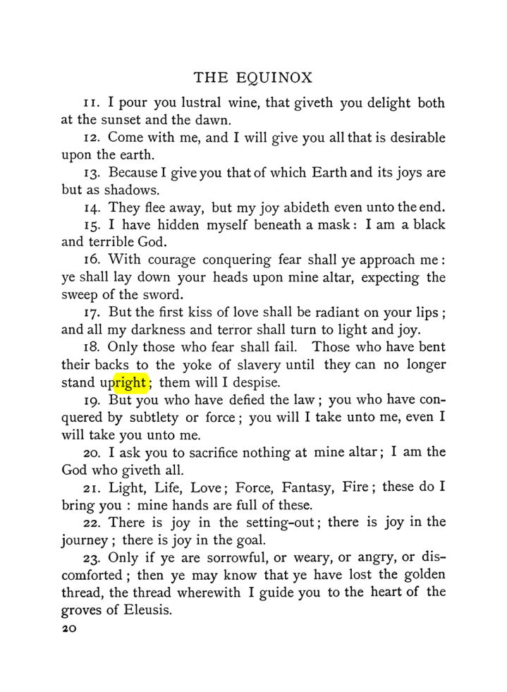 Original scan of The Equinox (Volume I, Number VI), PDF page 28