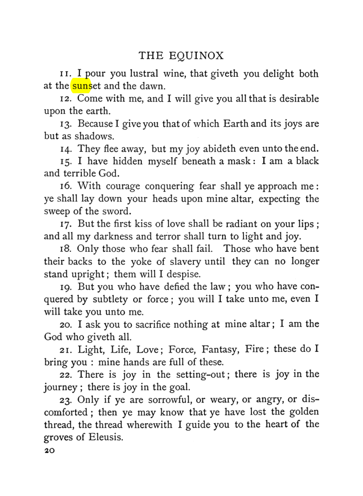 Original scan of The Equinox (Volume I, Number VI), PDF page 28
