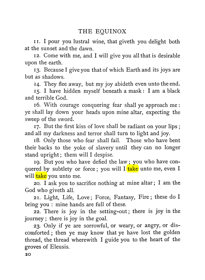 Original scan of The Equinox (Volume I, Number VI), PDF page 28