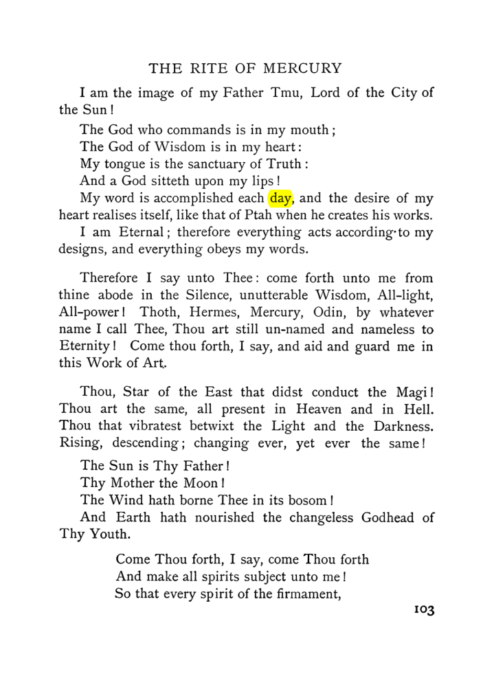 Original scan of The Equinox (Volume I, Number VI), PDF page 281