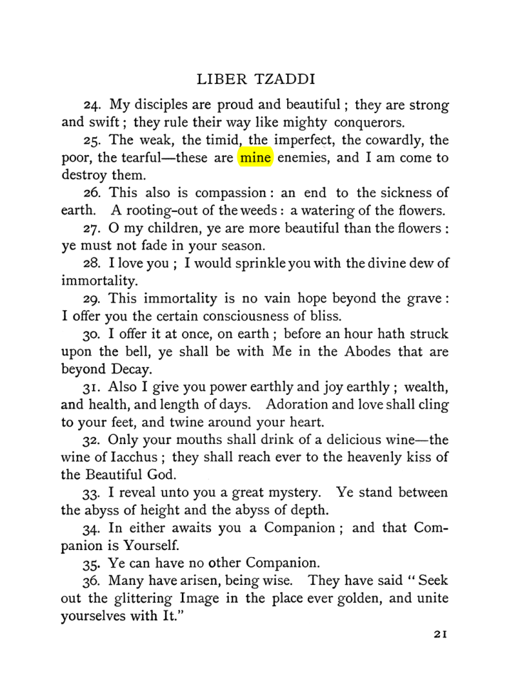 Original scan of The Equinox (Volume I, Number VI), PDF page 29