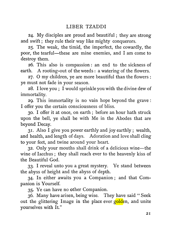 Original scan of The Equinox (Volume I, Number VI), PDF page 29